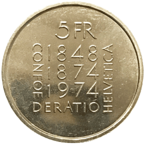 5 francs (Cu-Ni)
