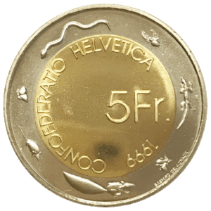 5 francs (bimétallique)