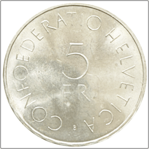 1963- 5 francs, comm. (argent) TTB