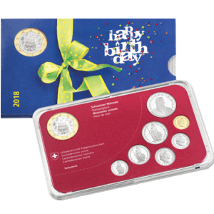 Jeux de monnaies d’anniversaire