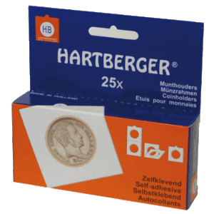 Hartberger Etuis numismatiques carton Autocollant Ø 15 mm paquet de 25