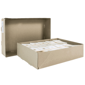 Hartberger Etuis numismatiques carton à agrafer Ø 15 mm paquet de 1000