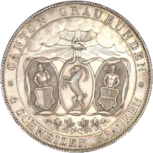 Écu de tir 1842 - Fête de tir Coire