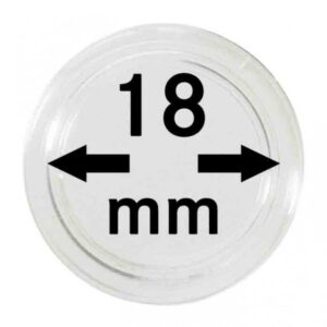 Capsules monnaies Ø intérieur 18 mm, paquet de 10