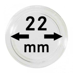 Capsules monnaies Ø intérieur 22 mm, paquet de 10