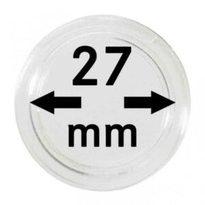 Capsules monnaies Ø intérieur 27 mm, paquet de 10