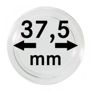Capsules monnaies Ø intérieur 37,5 mm, paquet de 10
