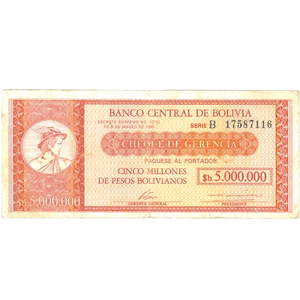 500000 Millones de Pesos 1985