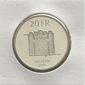 20 Francs comm. 2001 (unz) Couvent de Müstair