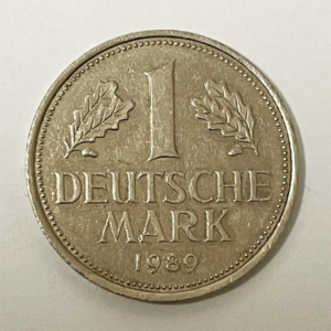 ALLEMAGNE 1 Mark, 1989 (G) Cupronickel