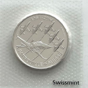 20 Francs comm. 2014 (unz)  50 ans de la Patrouille suisse