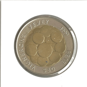 5.00 francs comm. 1999 (FDC) "Fête des Vignerons"