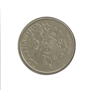 5.00 francs comm. 1982 (FDC)  "Centenaire de la ligne du Gothard"