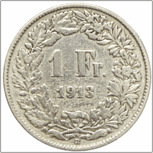 CH-1.00 Franc-1913 (s)