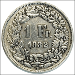 CH-1.00 Francs-1932 (s)