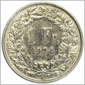 CH-1.00 Francs-1934 (s)