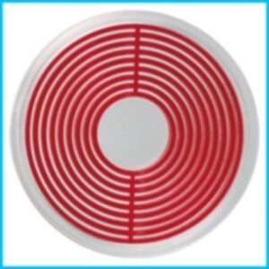 LINDNER Capsules-box monnaies avec Inlett rouge vif Ø 16 à 51 mm – grand modèle - Paquet de 10