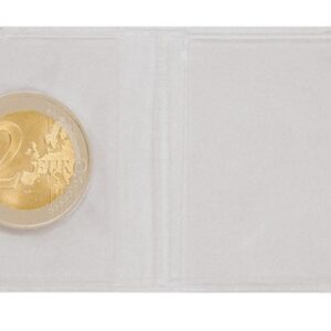 Pochettes numismatiques en pvc transparent - Nº Réf. 2054 / paquet de 100