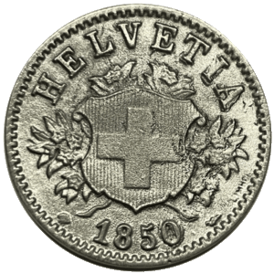 Médaille 20 Centimes comm. Farinet Étain