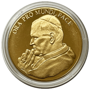 Médaille Vatican Pape Jean Paul II 1981 Visite en Suisse