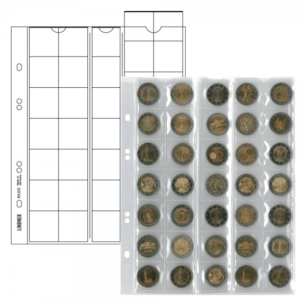 Feuilles numismatiques Multi collect Lindner – Image 5