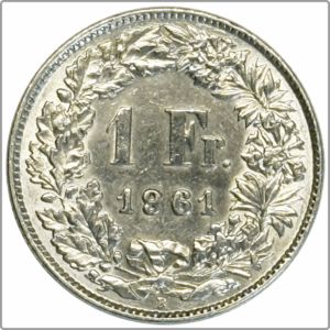 CH-1.00 Francs-1961 (s+s)