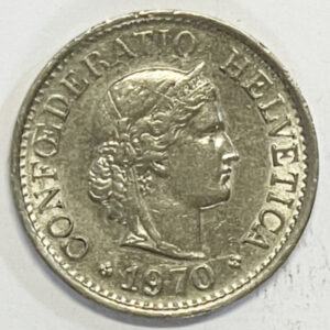 CH- 0,10 centimes, 1970, (vz)