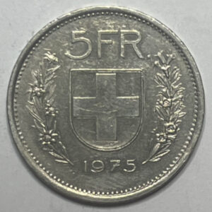 CH-5.00 Francs -1975 (s)