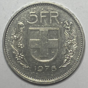 CH-5.00 Francs -1976 (s)