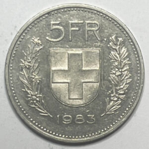 CH-5.00 Francs -1983 (s)