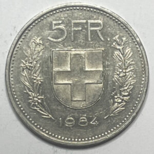 CH-5.00 Francs -1984 (s)