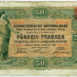 50 francs, 1907 (B)