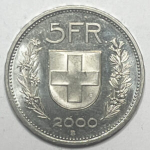 CH-5.00 Francs -2000 (vorz)