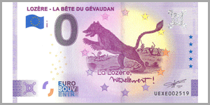 LOZERE-LA BÊTE DU GEVAUDAN 2022-1 (ANNIV)