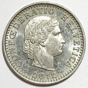 CH-20 centimes, 2012, (ss)