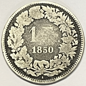 CH-1.00 Francs-1850 (s)