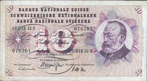10 Francs, G. Keller 1967