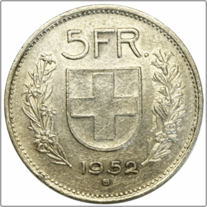CH-5.00 Francs -1952 (ss)