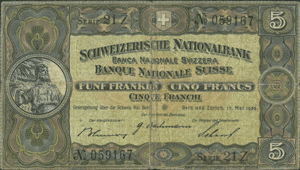 5 francs 1949, Guillaume Tell (B)