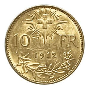Vreneli 10 Francs 1912