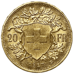 Vreneli 20 Francs 1927
