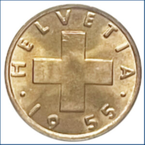 CH- 0,02 centimes, 1955 (unz)