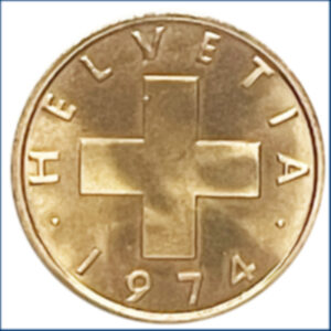 CH- 0,02 centimes, 1974 (unz)