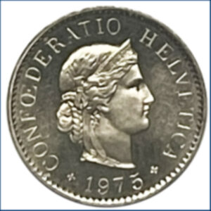 CH- 0,05 centimes, 1975, (vz)