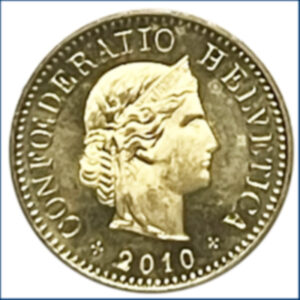 CH- 0,05 centimes, 2010, (vz)