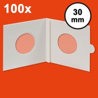 Hartberger Etuis numismatiques carton Autocollant Ø 30 mm paquet de 100