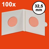 Hartberger Etuis numismatiques carton Autocollant Ø 32,5 mm paquet de 100