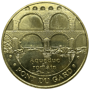 Médaille Monnaie de Paris Pont du Gard 2021