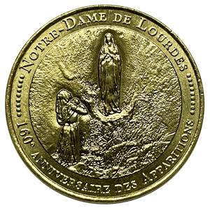 Médailles Notre dame de Lourdes