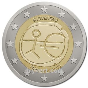 2 euros Comm. "Union économique et monétaire"